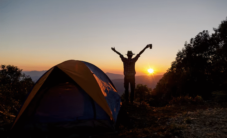 🌲 Uma Aventura de Acampamento em Meio à Natureza